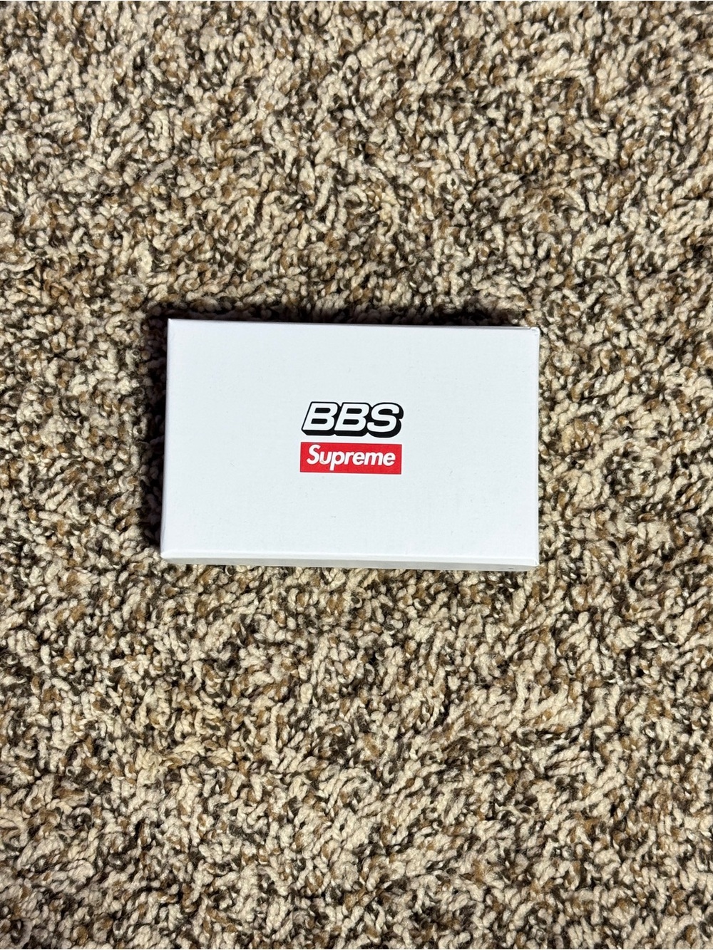 Supreme x BBS White Logo Box
